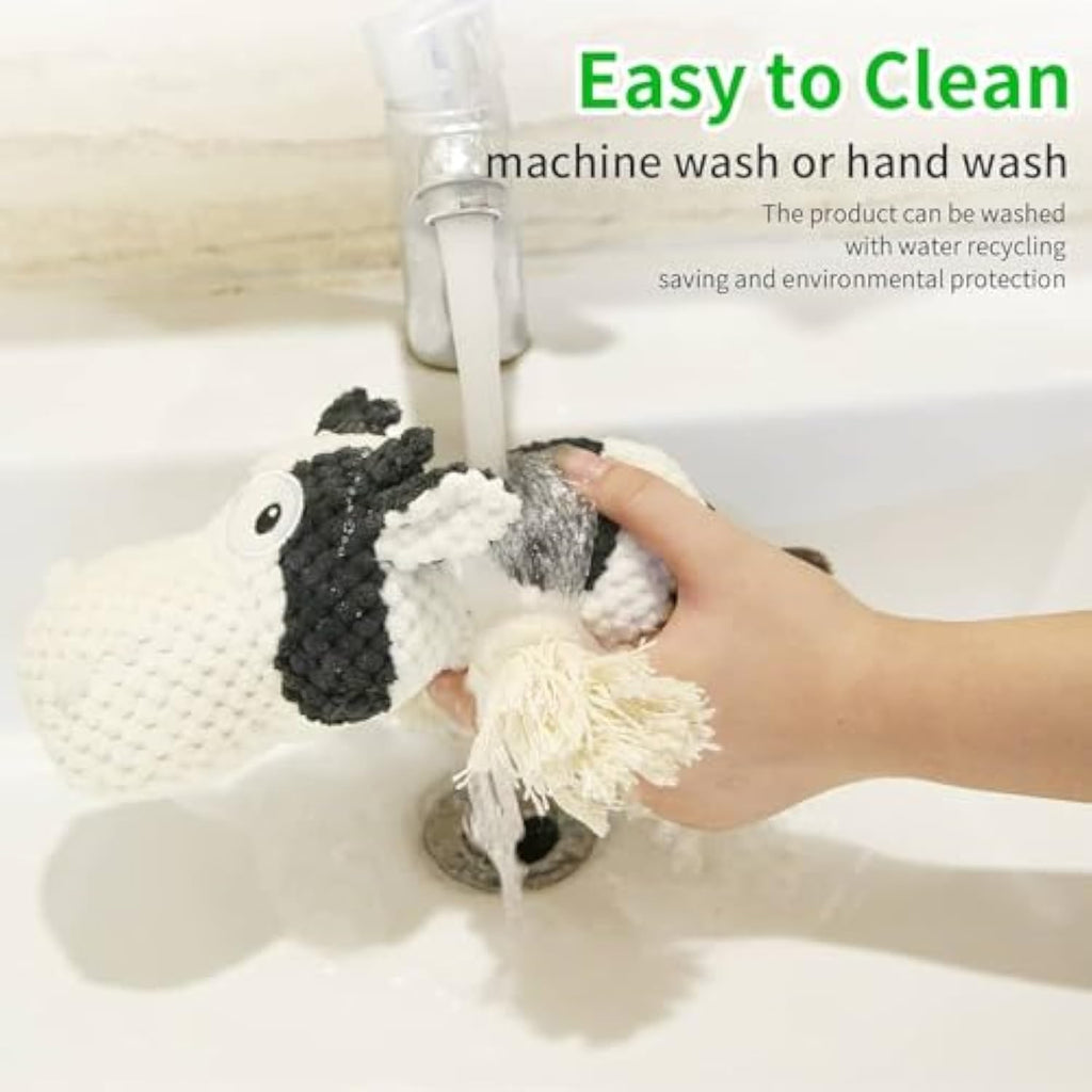 Plush Cow Toy – Durable & Soft