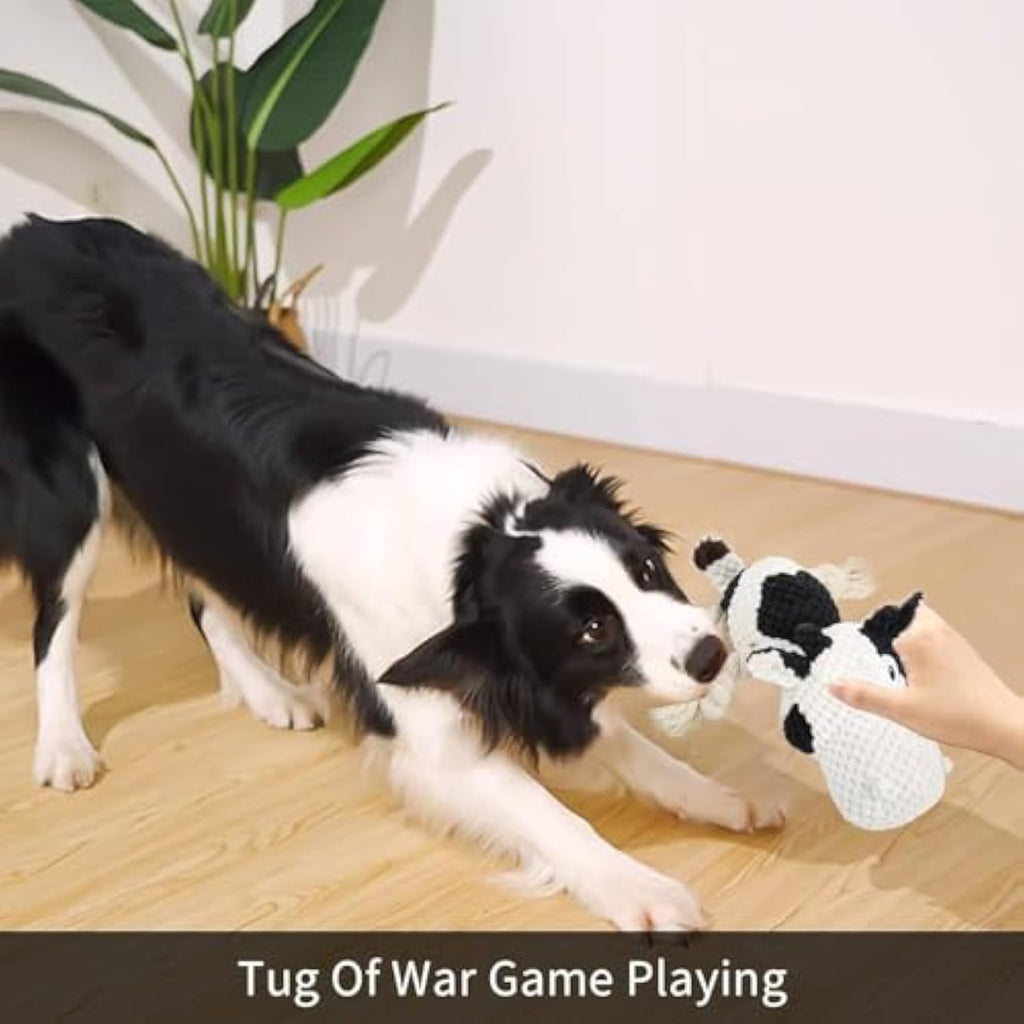 Plush Cow Toy – Durable & Soft